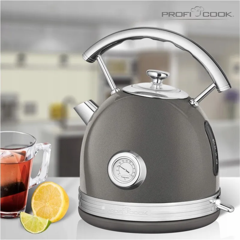Електрочайник ProfiCook PC-WKS 1192 Anthracite: надійність і стиль для вашої кухні